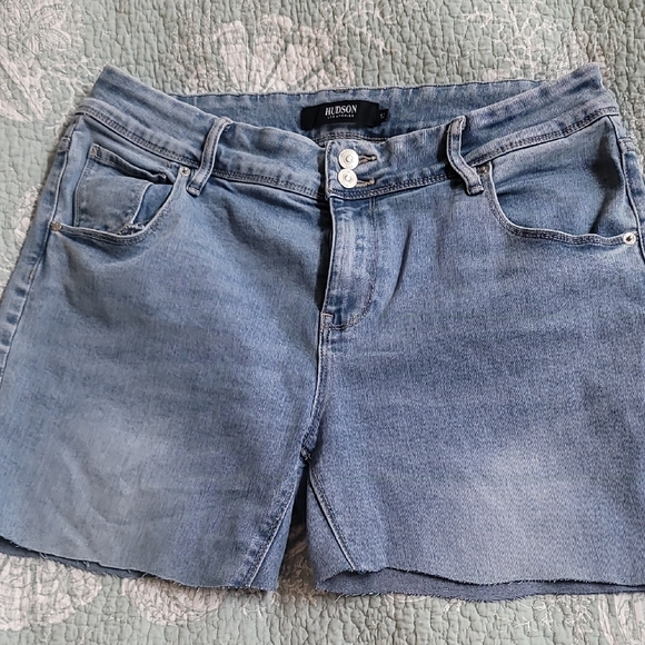 Hudson Jeans Pants - Hudson Jeans Women's Light Blue Cut Off Jean Shorts